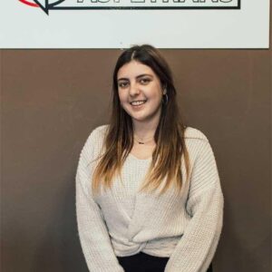 Una empleada de Logística Aspetrans