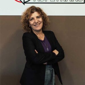 Una empleada de Logística Aspetrans